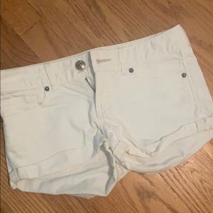Express white shorts